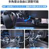 OFFEREE Car Fan, USB-Powered, Quiet, Car Interior/Back Seat Fan, 3-Level Airflow Adjustment, 360° Angle Adjustment, Independent Switch, Strong Wind, C