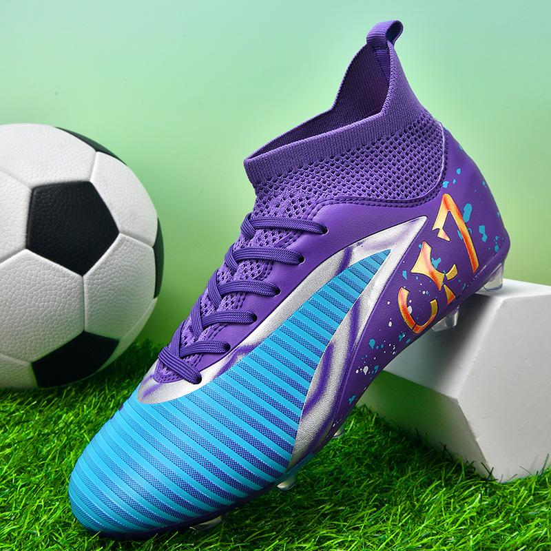 New Men Soccer Cleats Soccer Shoes Training Shoes Ultralight Outdoor Professional Football Boots High-quality Match Non-Slip