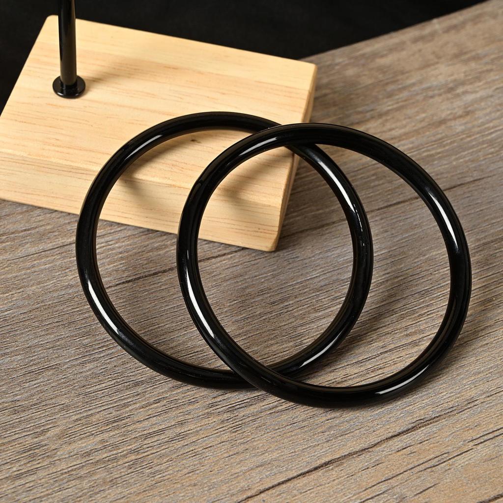 10mm Taro Paste Round Bar Thick Tianshan Jade Bracelet, New Chinese Qipao Style, Imperial Concubine National Style for Women