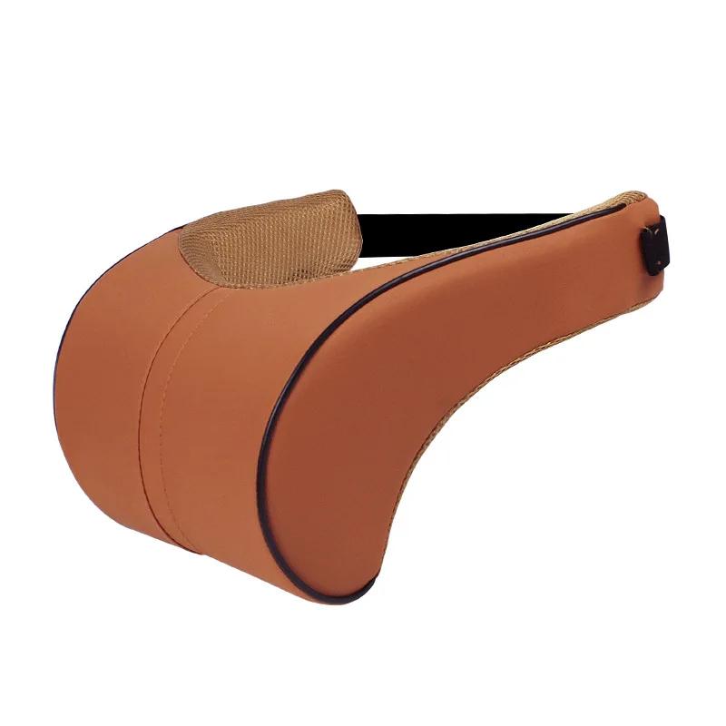Interior Cushions Headrests Car Neck Guards Seat Backrests Leather Lumbar Pads Car Lumbar Pads Memory Foam Soft and Comfortable