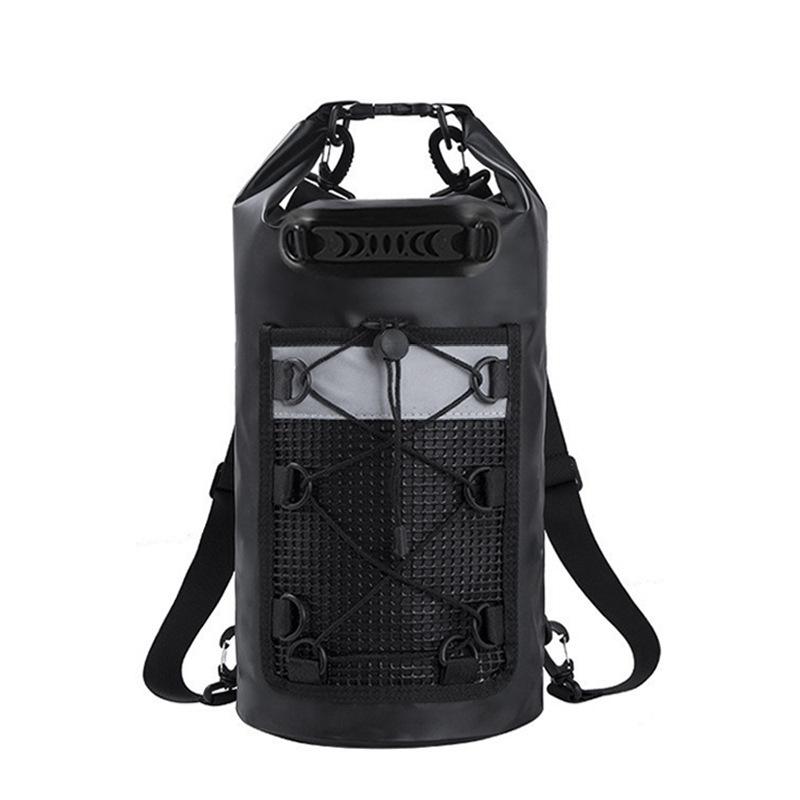

Beach Outdoor Waterproof Bag Camping Rafting Swimming Creek Mesh Bag Large Capacity 20L чёрный
