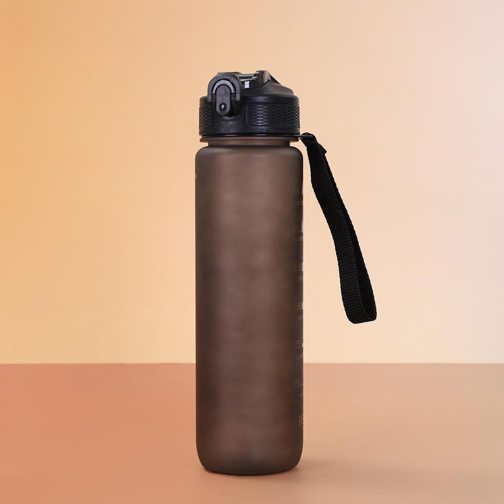 Gradient Color Leak-Proof Sports Water Bottle - Large Capacity, Portable, Pop-Up Lid for Outdoor and Office Use