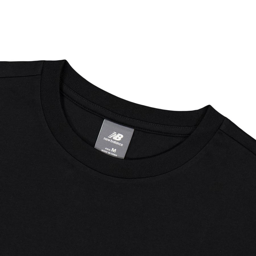 New Balance 1906 T Shirt With Small Logo On Chest Men's Black AMT52331-BK