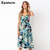 Sommer Neues Sexy Bedrucktes Träger-Knopfloses Crop-Top Damen-Overall