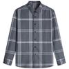 K-Boxing Men's Large Plaid Long-Sleeve Shirt BCCT3586