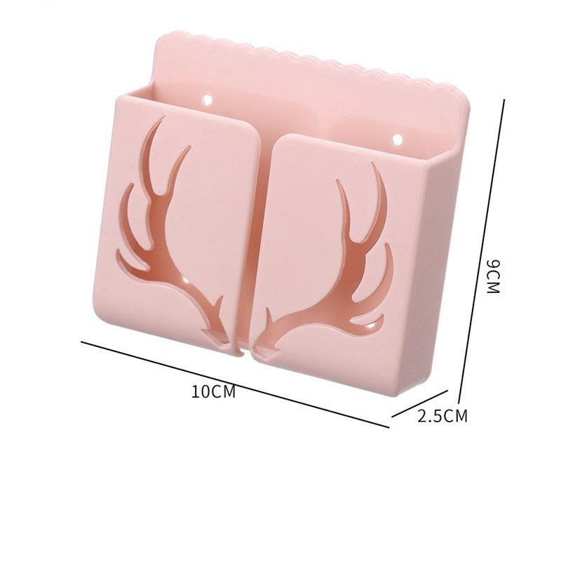 1PC Wall Mounted Storage Box Remote Control Storage Box Air Conditioning Remote Control TV Storage Box Phone Holder Organization