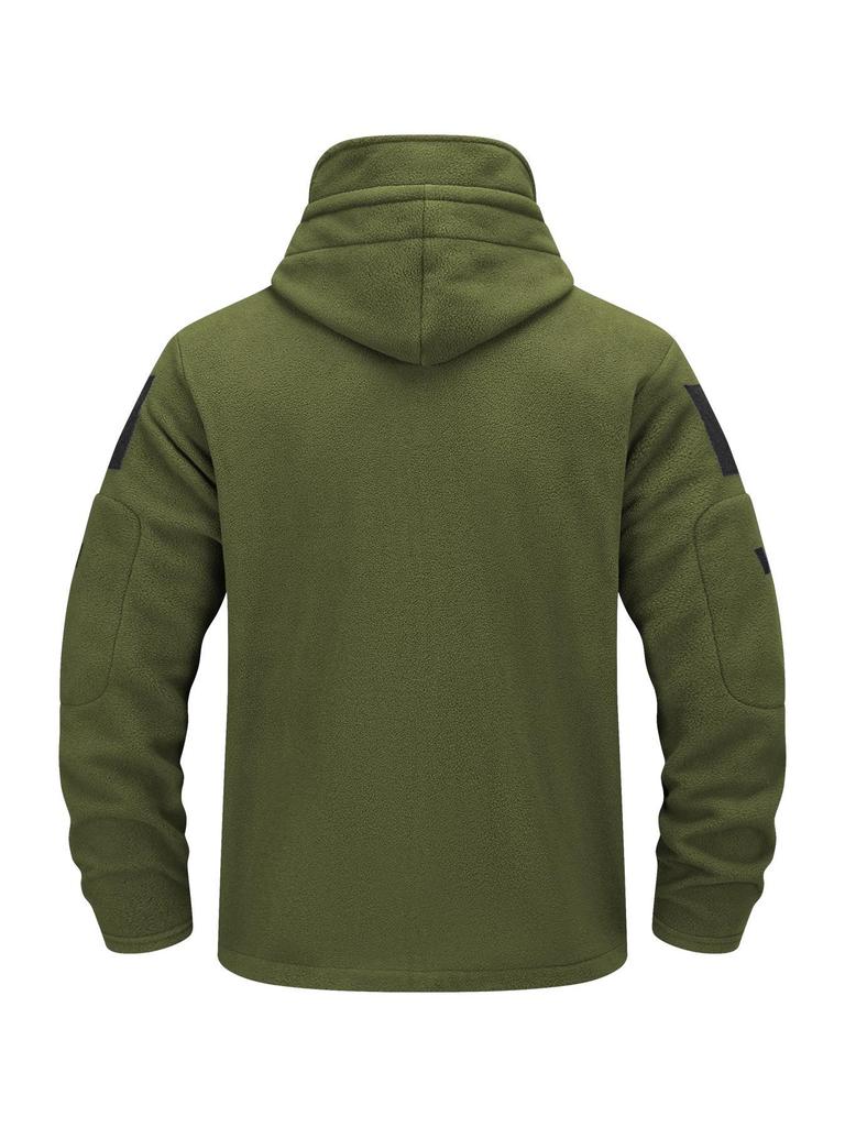 Men's Warm Fleece Hooded Jacket - 2025 Autumn/Winter Collection