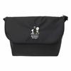 PEANUTS 25 CASUAL MESSENGER SLIM BP W Shoulder Bag MP1605JRSBPDMGNTPNS25 Black [Manhattan Portage]