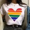 Women Casual T Shirt Womens Fashion Cute Love Print Harajuku Female Basic Short Sleeve T-Shirt White Simple Tshirts Tops Tshirt