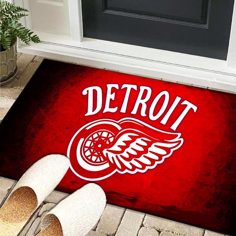 Red Wings Area Rug Suitable for Indoor And Outdoor,Carpets for Playroom, Homes, Offices, Living Rooms,Home Decor,Christmas Fan Gift