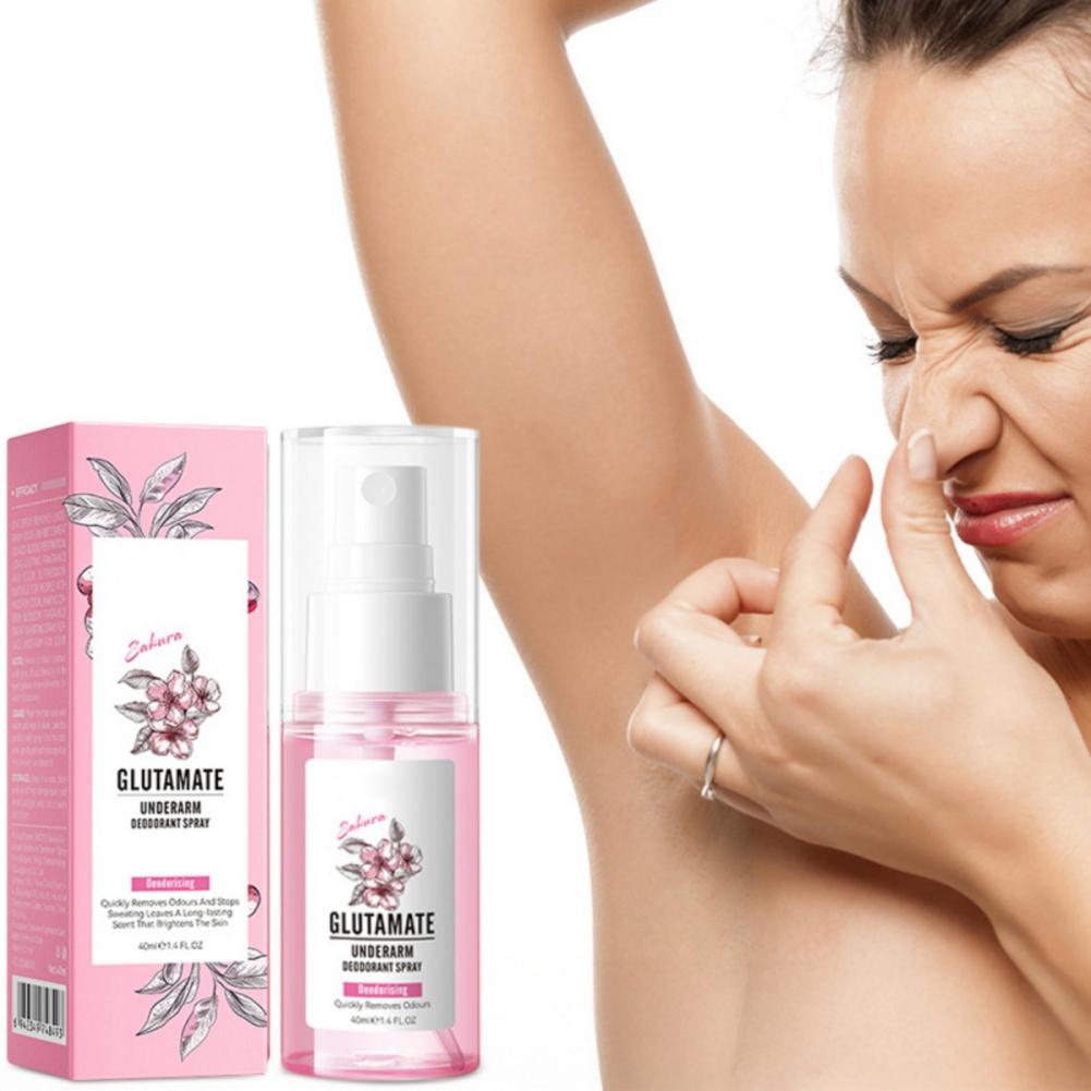 Sakura Underarm Deodorant Spray Quickly Removes Odors Long Lasting Scent