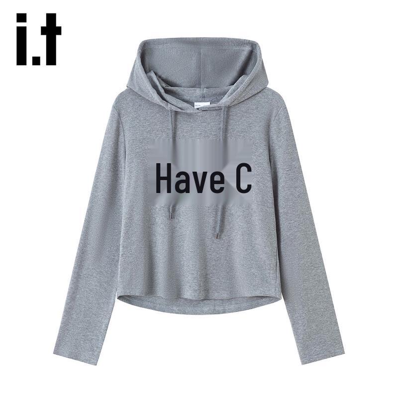

Izzue IT Women s Drawstring Hooded Long-Sleeve T-Shirt M