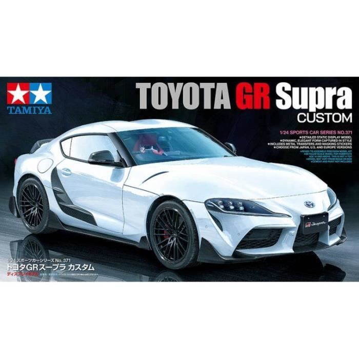 TAMIYA - Maquette Voiture Toyota Gr Supra Custom |tamiya|24371| 1:24 Maquette Char Promo - Ref : 15666