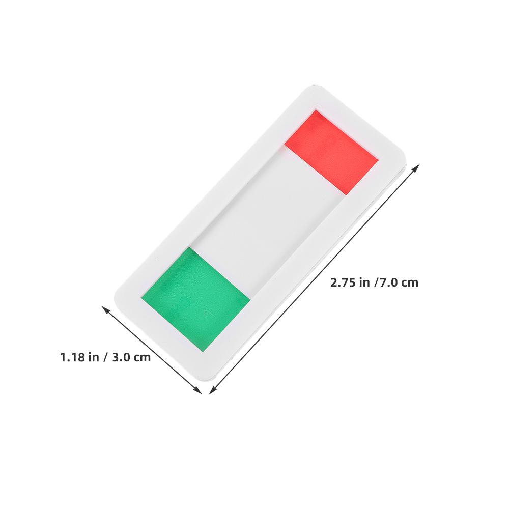 

3pcs Acrylic Door Sign For Bathroom Office Hotel Room Privacy Slider Indicator Self Adhesive Vacant Occupied Slide Display