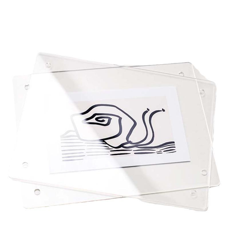 Acrylic Transparent Photo Frame Display Table Postcard Photo Frame Poster Display Stand Advanced Crystal Ornament Frame