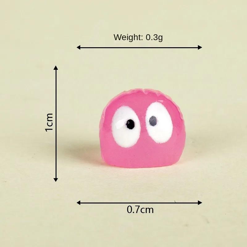 1-50 STÜCKE Cartoon Leuchtende Mikro-Landschaft Kleine Ornamente Bunte Schlackenstein Glühwürmchen Kleine Ornamente DIY Dekorationen