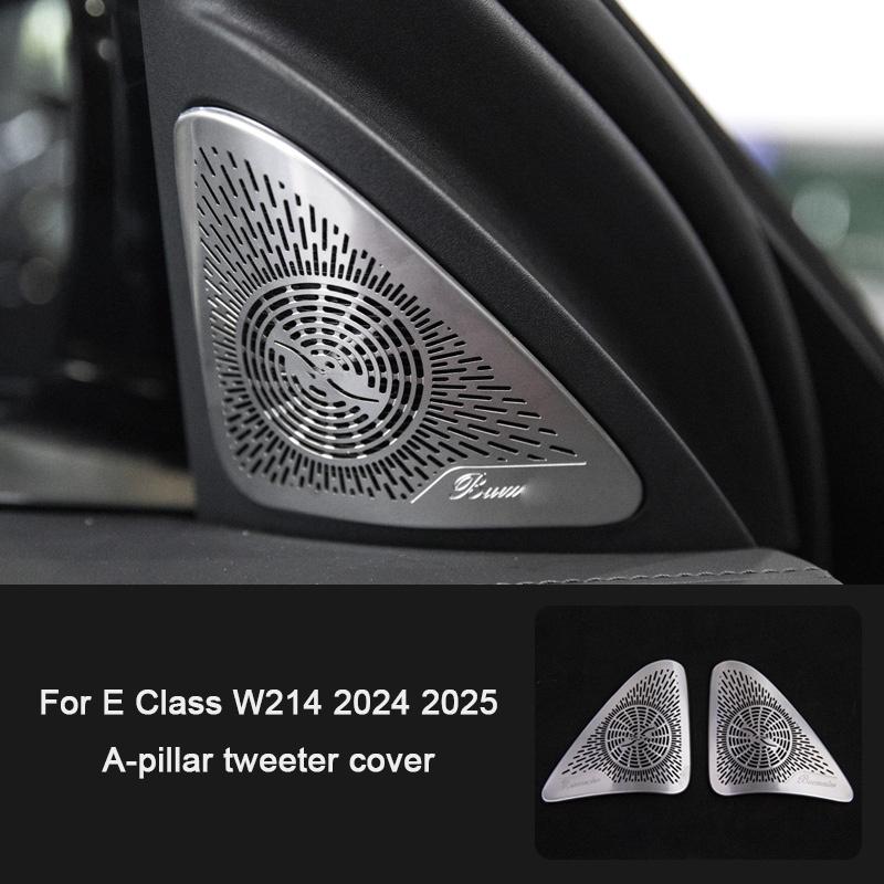 For Mercedes Benz E Class W214 2024 2025,Car Speaker Overlays Tweeter Hron Cover, Audio Protection, A-pillar Car Accessories