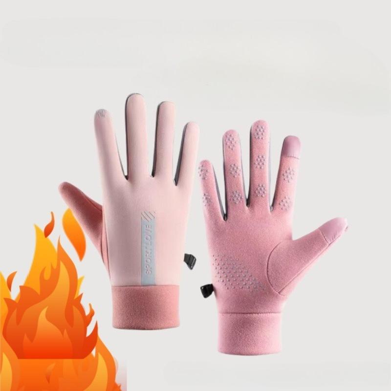 Winter Gloves, Windproof and Waterproof, Touch Screen, Suitable for Couples, Men and Women, Winter Cycling and Skiing, Sports, with Fleece Insulation