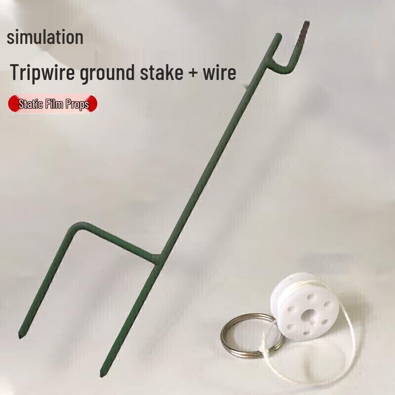 Simulated Tripwire Mine Training Prop with Stand