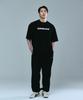 Mihag Sports Emblem Oversized T-Shirt (Black)