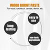 120ML Hittegeactiveerde Houtbrandpasta Multifunctionele Pyrografie Gel DIY Verbrandingsgel voor Knutselen Tekenen Vlammenpasta