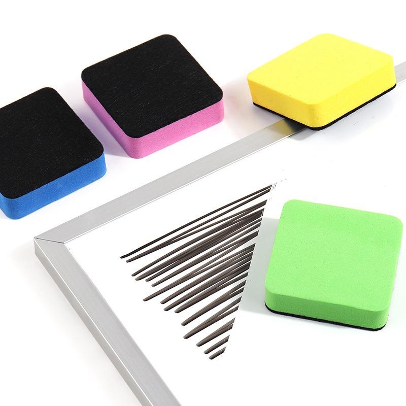 Small Non Magnetic Square Whiteboard Eraser For Kids Teaching Blackboard Cleaning