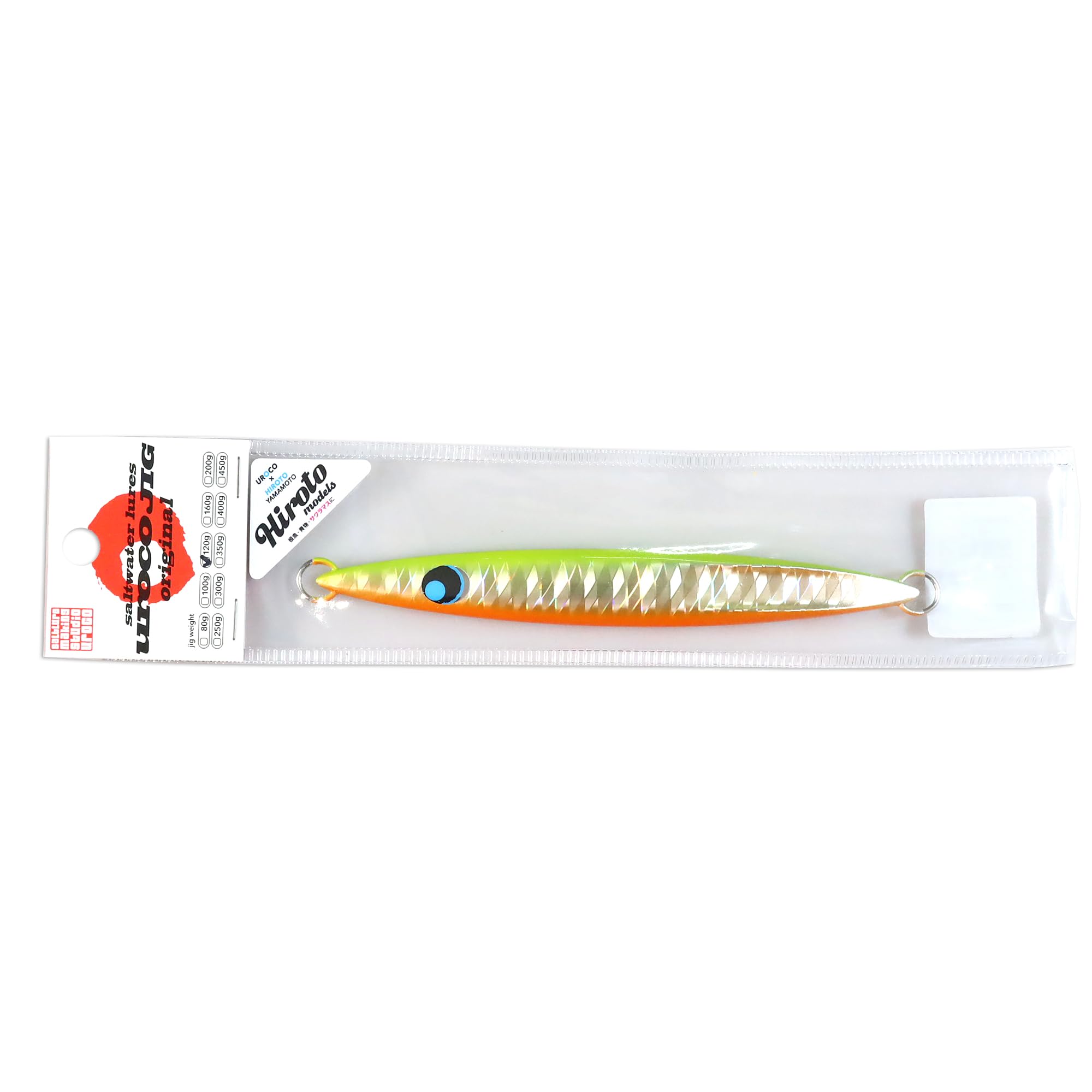 

UROCO Uroko Jig Short Hiroto Model 120g (#249G Chart Orange/Z Glow)