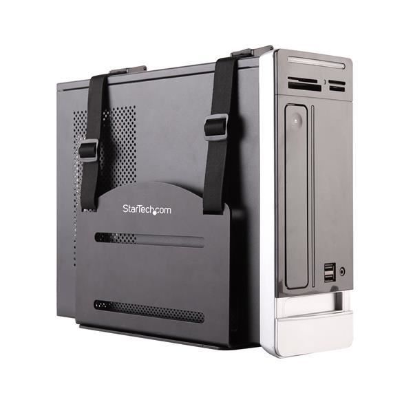 Support Universel Pour Unité Centrale - StarTech.Com - Montage Mural Ajustable - 10 Kg Max - Noir - Acier