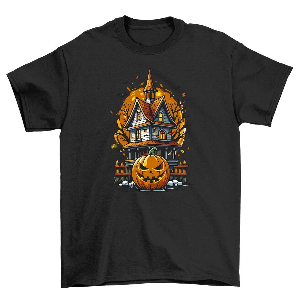 

HALLOWEEN_254 - Spooky Jack-O-Lantern Unisex T-Shirt for Trick-or-Treat ers! Fu XL
