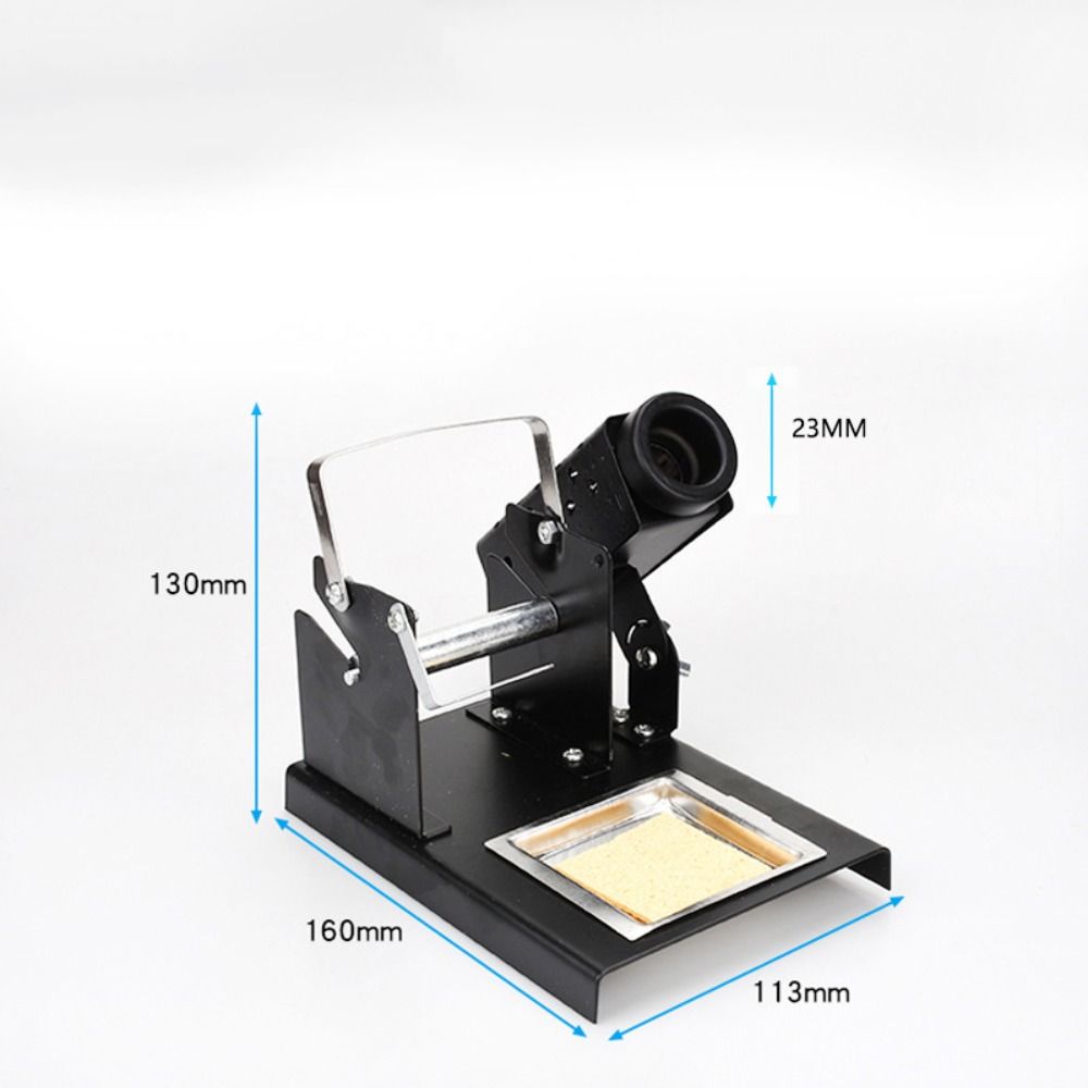 Metal Soldering Iron Holder Stable Base Solder Iron Holder  Electronics Work