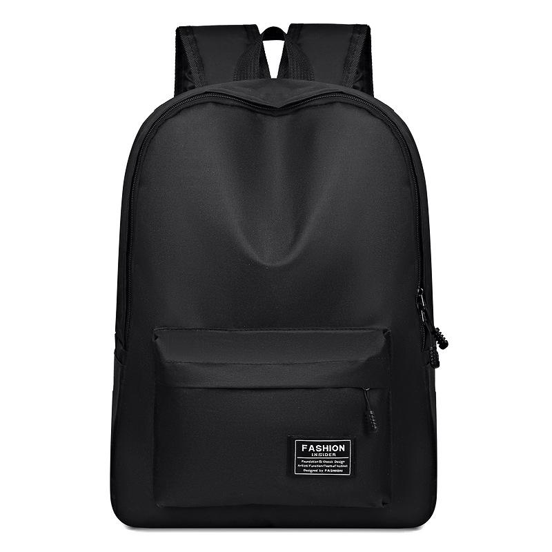 Schoolbag manufacturer casual men's simple backpack men's Korean version backpack large capacity middle school student schoolbag computer travel bag