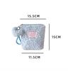 Winter Retro Hand-carrying Plush Leopard Pattern Cosmetic Bag Girl Portable Skin Care Product Storage Bag Student Small Toiletry Bag