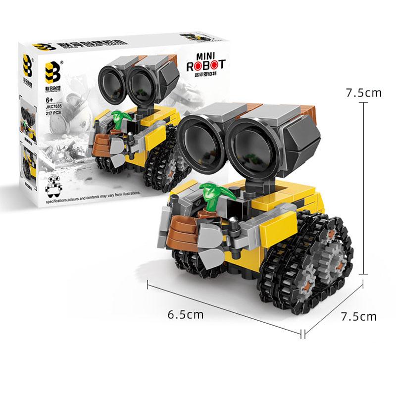 Mini Wally Building Blocks Kit MOC Multi Joint Movable Classic Movie Model Building Blocks Assembly Children's Toys Rising Gifts