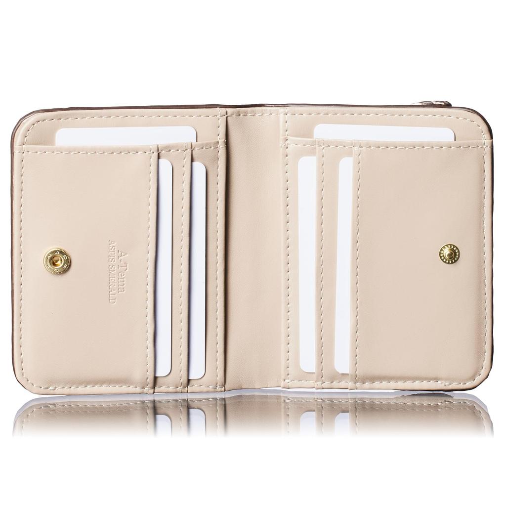 HENLY COAT Anaconda Diamantina Bifold Wallet with Cowhide Coin Feng Shui Gift Boxed Women's Italian-Made Leather, Box-Shaped Purse, Design,