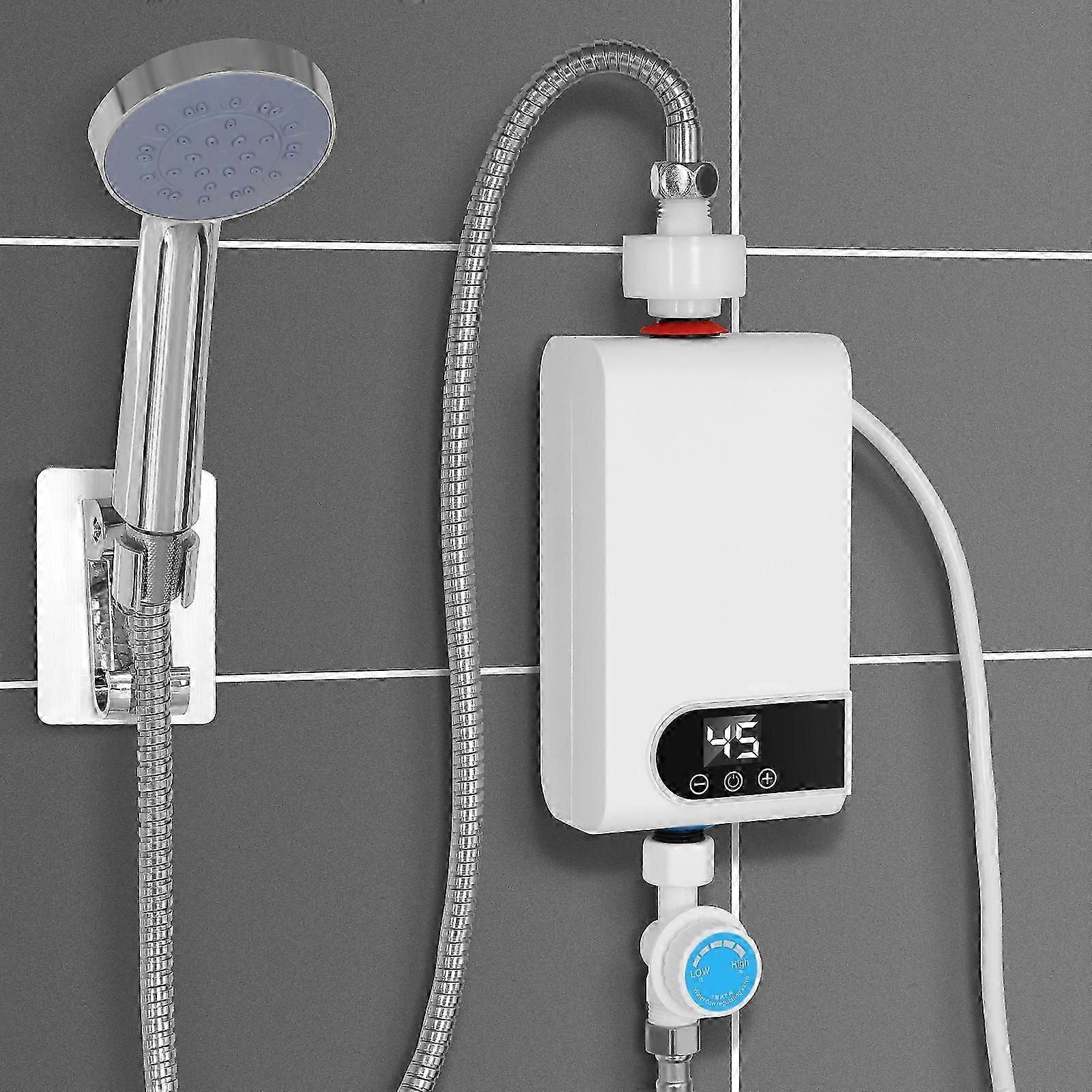 

Электрический проточный водонагреватель Душ Электрический безнапорный душ Кран горячей воды Кухня Ванная комната Мгновенный водонагреватель Кран A002