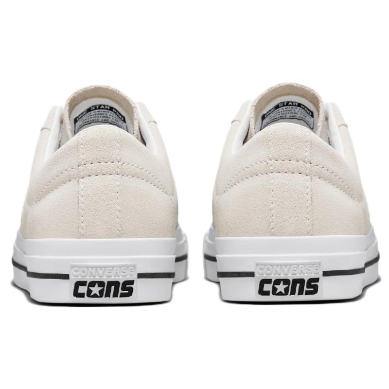 Converse One Star Pro Suede Leather Comfortable and Casual Non-Slip Abrasion Resistant Low-Top Board Shoes Unisex Shallow Khaki