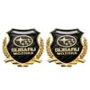 2Pcs Car Metal Eagle Badge Stickers Decorative Accessories For Subaru STI Forester Impreza Legacy Outback XV BRZ WRX Tribeca fiu8