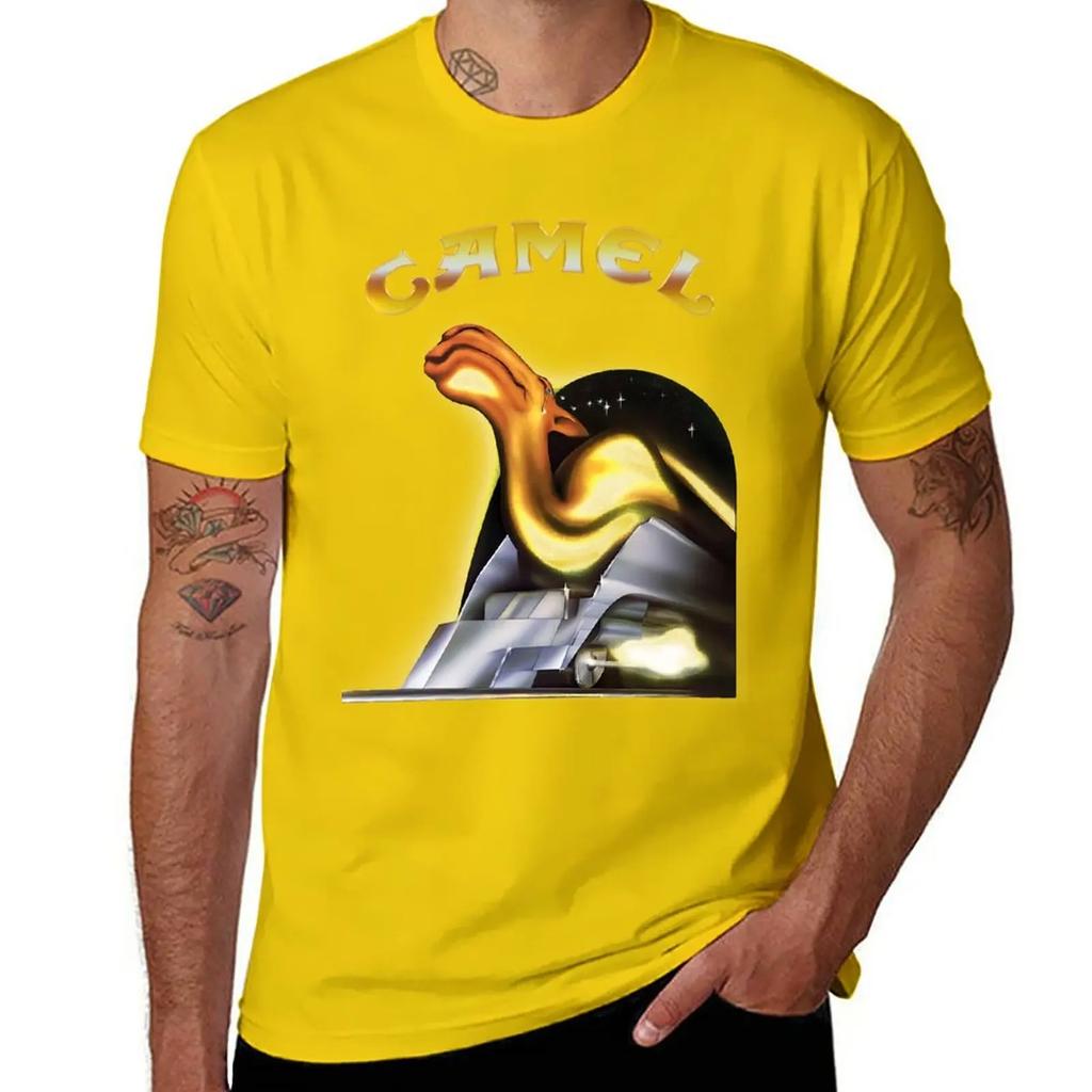 CAMEL BAND strefa komfortu koszulka koszulki koszulki z grafiką własny projekt chłopcy białe męskie koszulki z grafiką hip hop