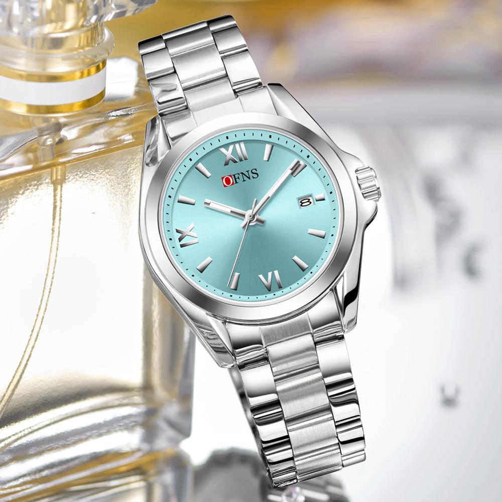 Famale Women Men Watches Luxury Fashion Ladies Quartz Watch 41mm Waterproof Stainless Steel Wristwatch Girlfriend Couple Gift