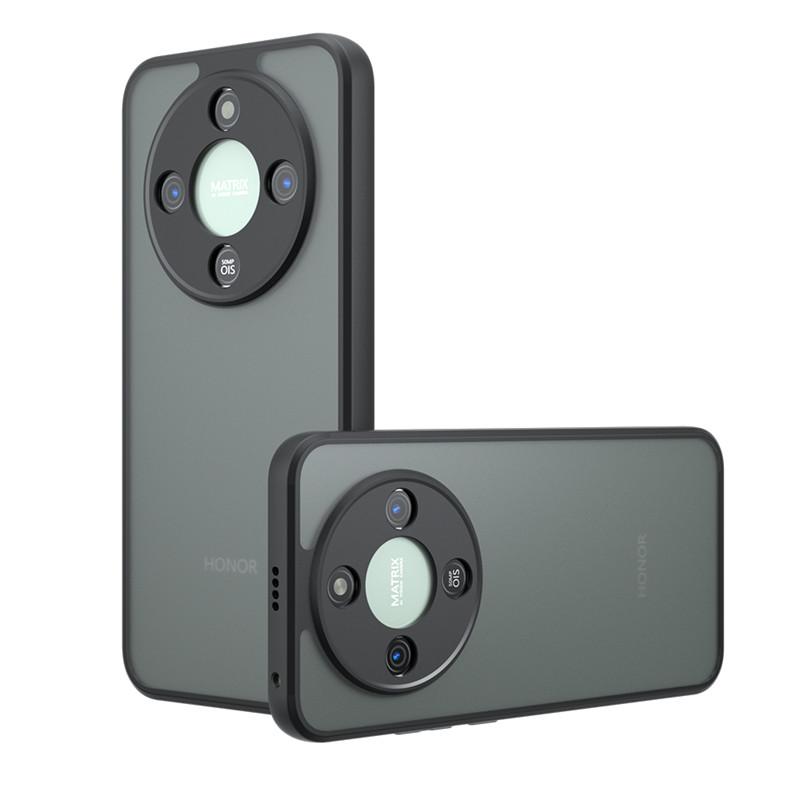

Чехол для Honor X70 Чехол для Honor X70 Мягкий TPU Рамка PC Матовый Прочный Бампер Защитный Задний Чехол для Телефона На Honor X70 Funda Honor X70 чёрный