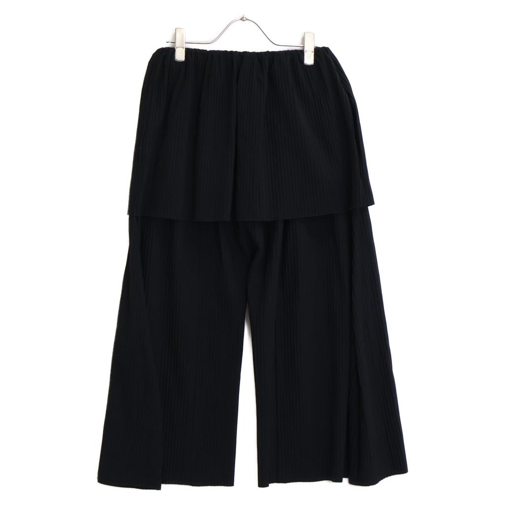 Me M172KF165 Pleated Skirt-Docking Gaucho Pants/ Bottoms * There Is No Size Description. blackUsed