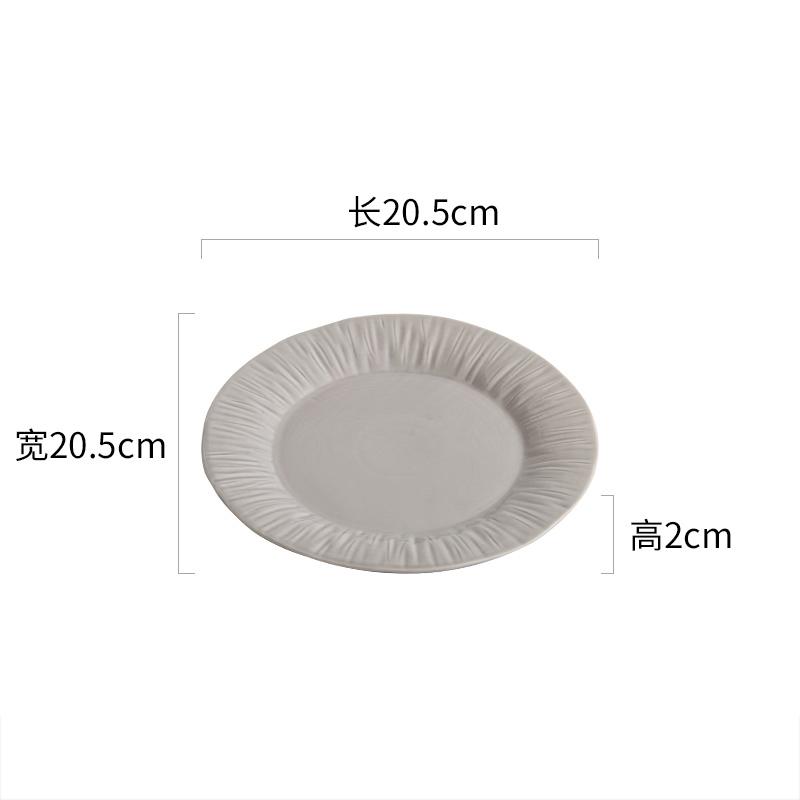 

Креативная текстура Керамический диск Тарелка для стейка Тарелка для пасты Салатная тарелка Десертные тарелки Тарелки для закусок Специальная ресторанная посуда