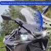 WOOGA Auto Baiyamaha YZFR3 YZFR25 Windschutzscheibe Doppelt-Blasen Windschutzscheibe Windschutzscheibe Einfach zu installieren