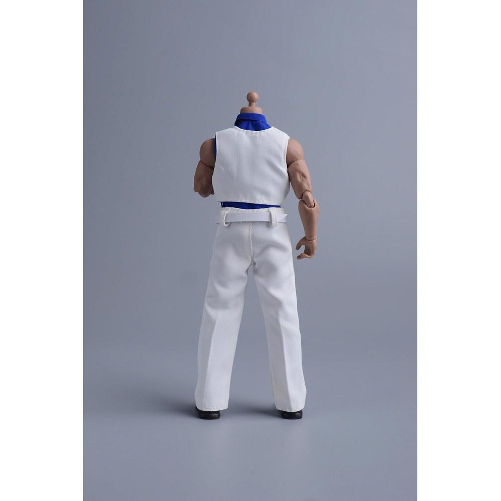 LOUGIDBVAZ 1/12 Scale Male and Female Clothing Suit Vest Ball Gown Party Wear White A