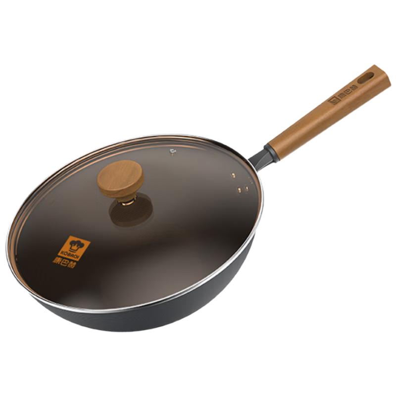 Kangbache Coating-Free Nitrogen Wok with Spatula Set
