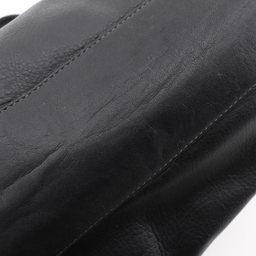 Paul Smith N Jagd Tragetasche PWN150 schwarzes Leder Damen Gebraucht