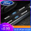 New 2026 Car Sticker Ford New 2025 Hot Car Door Threshold Anti Scratch Stickers for Ford Mondeo Fiesta Focus Ranger S MAX Kuga E
