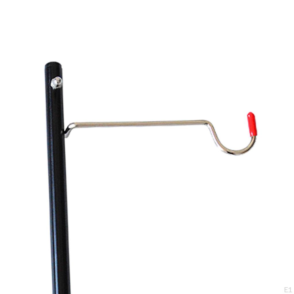 Uchwyt na latarnię kempingową Lekki Odpinany Słupki do zawieszania lampy namiotowej Wieszak Laska