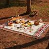 Ethnic Blanket Campings Picnics Mat Travel Rugs with Tassels Campings Equipment