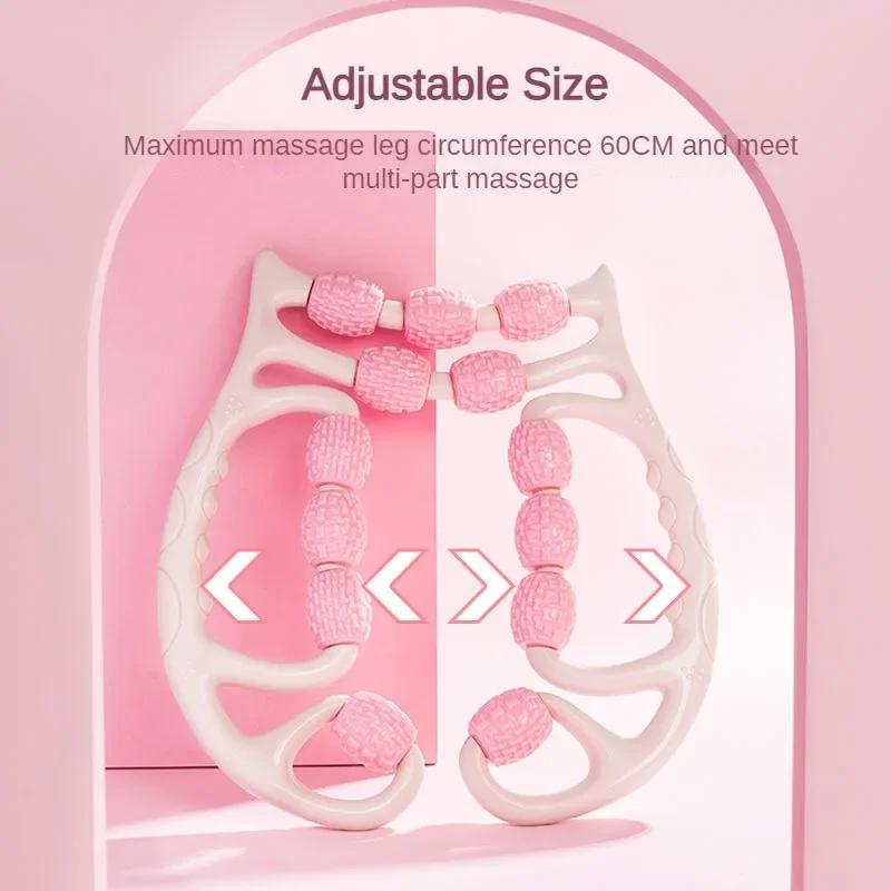 Pressotherapy Massage Lymphatic Drainage Massager 13 Wheels Muscle Roller 360° Deep Tissue Muscle Roller For Legs, Neck, Arms